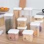Storage Jar Grain Dispenser Kitchen Food Storage Box Flour Container Kitchen Food Storage Box Refrigerator Storage
