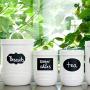 IzHotta Glass Jars Chalkboard Labels Vinyl Paper Stickers Label For Spice 150Pcs