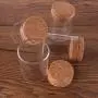 Glasbehälter & Flaschen | 12 Stück 50ml Teströhrchen mit Korkstopfen, Gewürzgefäße, Behälter, Flaschen, Vials, DIY Bastelbedarf | von HUDITOOLS | 1 PC
