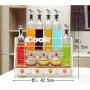 Kitchen Storage Containers Spice Jar,Glass Spice Jars with Spoon,Pepper Sugar Spice Rack Kitchen Supplies