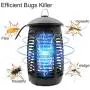 Blacklonia Insektenspürgerät für Drinnen und Draußen, Wasserdicht, Insektenspender, Elektro-Mücken-Killer-Lampe für Garten, Terrasse, Küche, Büro, Zuhause (Schwarz)