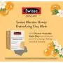 Masque Visage Swisse Natural Manuka Honey Australian Kaolin Clay | Pour Peaux Mêlées | Purifie, Nettoie & Hydrate | Charbon, Algues Norvégiennes, Algues Rouges & Extrait d'Aloe Vera | 70g Masque Visage Swisse Natural Manuka Honey Australian Kaolin Clay | Pour Peaux Mêlées | Purifie, Nettoie & Hydrate | Charbon, Algues Norvégiennes, Algues Rouges & Extrait d'Aloe Vera | 70g