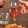 Rely2016 200ML Acrylic Honey Dispenser Syrup Dispenser Juice Jar Storage Pot Container