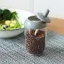XXDTG Grey Seasoning Box-Kitchenware Baby Bottle Shaped Seasoning Box, Household Transparent Seasoning Jar with Lid XXDTG Grey Seasoning Box-Kitchenware Baby Bottle Shaped Seasoning Box, Household Transparent Seasoning Jar with Lid