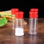 10/25PCS 100ML Clear Plastic Spice Jars with Red/Green Cap, Bottles Containers Spice Containers Spice Bottles Seasoning Organizer Salt Pepper Seasoning Jar With Rotating Lid Sendk