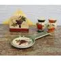 Tuscanischer Garten, bunte handbemalte Obst-Set, 4-teiliges Kochfeld-Set, 89225/28 von ACK
