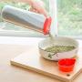 New Multifunction Spaghetti Box Cutlery Noodle Storage Box Chopsticks Boxes Plastic Container Red
