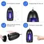 Piégeuse à Moustiques Électrique 8W YUNLIGHTS - Piège à Insectes Volants, Appareil à Moustiques Plug-in avec Crochet, Lampe à Moustiques Suspendue, Piège à Insectes Volants pour Usage Intérieur, Modèle Amélioré (Noir)