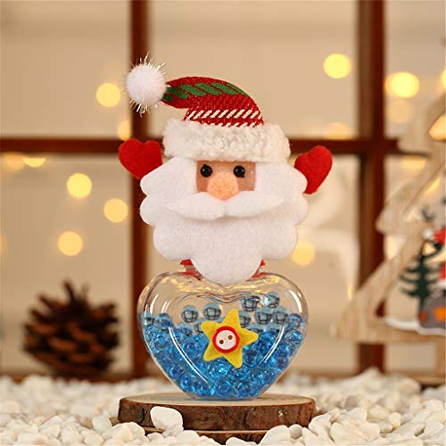 Christmas Candy Storage Can Xmax Santa Deer Decorate Home Child Gift Cookies Food Storage Jar