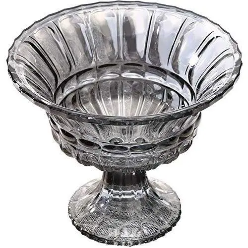 Conteneur de stockage en verre européen multifonctionnel, plateau à bonbons, boîte à bijoux, décoration douce (Couleur : Gris) Conteneur de stockage en verre européen multifonctionnel, plateau à bonbons, boîte à bijoux, décoration douce (Couleur : Gris)