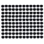 Tosnail 120 Pieces 3 Gram Clear Plastic Cosmetic Containers with Black Lids Lip Balm Containers Beads Organizer