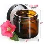 2 Oz Small Glass Jars with Air-tight Lids - 24 Pack Empty Little Glass Refillable Cosmetic Containers with Labels - Amber - BPA Free 2 Oz Small Glass Jars with Air-tight Lids - 24 Pack Empty Little Glass Refillable Cosmetic Containers with Labels - Amber - BPA Free