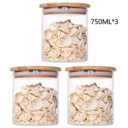 Glass Sealed Jars, Kitchen Household Grain Containers, Storage Spices/Oatmeal/Beans/Spaghetti