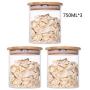 Glass Sealed Jars, Kitchen Household Grain Containers, Storage Spices/Oatmeal/Beans/Spaghetti