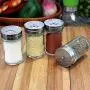 Bouteilles de Conservation d'Épices en Verre, Râpe pour Assaisonnements, Pots à Condiments BBQ, Organisateur de Conserves d'Herbes de Cuisine, Accessoires de Cuisine Bouteilles de Conservation d'Épices en Verre, Râpe pour Assaisonnements, Pots à Condiments BBQ, Organisateur de Conserves d'Herbes de Cuisine, Accessoires de Cuisine