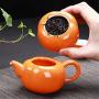 Ceramic Ashtray,Persimmon Decorative Boxes Kaki Food Bins Canisters Portable Tea Cans Jewelry Box Candy Storage Organization Sets Cookie Jars Canisters 60g Mini Gift Xmas (single)