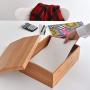 Alessi Officina All- Purpose Box, Bamboo Brown, 32.7 x 24.7 x 8.8 cm