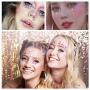 12 Colors Self-adhesive Chunky Body Face Glitter - Holographic Cosmetic Glitter For Hair Eyes Lip, Colorful Mixed Makeup Palette for Festival, No Need Extra Glue