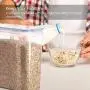 Ensemble de contenants Vtopmart pour stockage des céréales, BPA Free, Plastique Hermétique 4 Pièces (135.2oz) avec Étiquettes à Tableau Blanc pour Céréales, Snacks et Sucre Ensemble de contenants Vtopmart pour stockage des céréales, BPA Free, Plastique Hermétique 4 Pièces (135.2oz) avec Étiquettes à Tableau Blanc pour Céréales, Snacks et Sucre