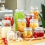 MFWFR Sealed cans, Glass Jars with lid Honey Lemon Jars, Household Pickles Jars Enzyme Barrels Food Storage Storage Tanks,M1
