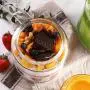 WH- Küche Transparente Bleifreie Glasbehälter für Aufbewahrung, Tank zur Aufbewahrung von Cerealien, klassifizierte Marmeladenbehälter, Jar für Kaffeebeeren (Farbe: Style 2, Größe: 700 ml)