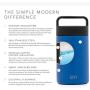 Simple Modern 16oz Provision Food Jar with Handle Lid - Vacuum Insulated 18/8 Stainless Steel Leak Proof Kids Food Storage Container Flask -Twilight Blue