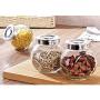 TELLW Kitchen with lid sealed cans snack dried fruit storage bottle storage Jar Jar clear glass bottle storage tank