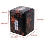 Milue 50g Mini Metal Tea Caddy Sugar Candy Coins Holder Container Jar Tin Souvenir (Black)