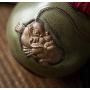 RUIKA Tea Storage Containers Chinese The mythical wild animal PiXiu Tea Tins Food Storage Jar, Ceramics Tea Canister Traditional Tea