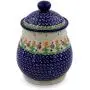 Pot Jar en Céramique Polonaise avec Couvercle et Poignées - 20 cm (Fleurs Printanières) Pot Jar en Céramique Polonaise avec Couvercle et Poignées - 20 cm (Fleurs Printanières)