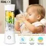Mixeur Portable Taillans【2019 Nouveau】 avec Cuve Électrique Rechargeable USB, Multi-Fonctionnel pour Shakes et Smoothies, Acier Inoxydable 6 Pales (FDA BPA Free)