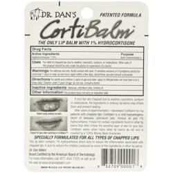 Dr. Dans Cortibalm Lip Balm, 6 Count
