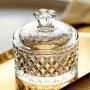 Glass Jewelry Storage Jar Superior Minimalist Elegant Luxury Storage Bottle Sugar Home Organizer Decor,Rome Style S