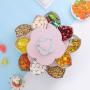 ZOOARTS Magic Enjoy Life-Bloom Snack Box-Best Biscuit Tins Jars (Pink)