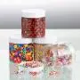 4 Pièces Pots Ronds Transparents à Large Ouverture et Étanchéifiés avec Couvercles pour le Transport, le Rangement, les Produits de Maquillage, les Crèmes, Huiles, Salves, Pommades, Fabrication de Slime DIY ou Autre (240 ml)
