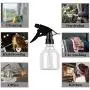 8oz Clear Empty Plastic Spray Bottles, Refillable Fine Mist Container Adjustable Nozzle for Cleaning Solutions, Essential Oils, Hair, Plants and Pets, 3 Pack 8oz Clear Empty Plastic Spray Bottles, Refillable Fine Mist Container Adjustable Nozzle for Cleaning Solutions, Essential Oils, Hair, Plants and Pets, 3 Pack