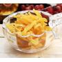 MISS TUTU Pumpkin Shape Crystal Glass Snack Jar Sugar Pot Storage Lid
