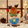 DICPOLIA Christmas Decor，Cute Candy Storage Can Decorate Home Gift Cookies Food Storage Jar