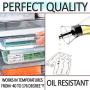 Dissolvable Food Labels 500 Per Roll - Freezer Labels Ensure Food Safety and Reduce Waste - Easy to Remove, Leave no Residue