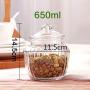 Glass Sealed Jars, Moisture-Proof Kitchen Food Containers, Storage Kimchi/Walnut/Cereal/Oatmeal