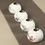 Teespender-Behälter für Tee, Zucker, Kaffeebohnen, Keramik-Teespender, Küchen-Aufbewahrungsbehälter, Tee-Flasche & Behälter, Zuckerbehälter, Gewürzbehälter
