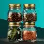 Bouteilles en Verre Petites 150 ml (Lot de 6) avec Bouchon Métal Étanche pour Loisirs Créatifs, Épices, Aliments Secs, Transparents Bouteilles en Verre Petites 150 ml (Lot de 6) avec Bouchon Métal Étanche pour Loisirs Créatifs, Épices, Aliments Secs, Transparents