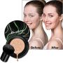 Air Cushion CC Cream Mushroom Head Foundation, Firstfly Moisturizing BB Cream Makeup Long Lasting Matte Concealer (Natural)