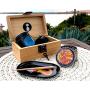 Lost in Space Stash Box Combo, Christmas Gift, 4 Part Herb Grinder, UV Glass Stash Jar (100 ml), Rocket Tray, Poking Tool, Locking Stash Box Set - Astronaut Smell Proof Container Accessories Set