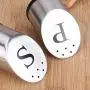 UPKOCH Stainless Steel Salt Shaker Spice Grinder Dispenser Condiment Storage Box Pepper Sugar Jar