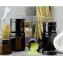 Lot 12 de bocaux en verre ambrés droits de 1, 2 et 4 onces ; Idéal pour cosmétiques, lotions, scrubs corporels et baumes. Lot 12 de bocaux en verre ambrés droits de 1, 2 et 4 onces ; Idéal pour cosmétiques, lotions, scrubs corporels et baumes.
