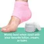ZenToes Moisturizing Heel Socks 2 Pairs Gel Lined Toeless Spa Socks to Heal and Treat Dry, Cracked Heels While You Sleep (Regular, Fuzzy Pink) ZenToes Moisturizing Heel Socks 2 Pairs Gel Lined Toeless Spa Socks to Heal and Treat Dry, Cracked Heels While You Sleep (Regular, Fuzzy Pink)