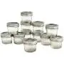 Glass Jelly Jars with Lids and Bands, 4-Ounce