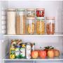 WANGLX ST Storage Jar Food Storage Container Pantry Durable Seal Pot Cereal Storage Containers Dry Foods Liquids Clear Containers