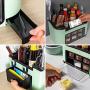LYNNTLJ Spice Racks,Multifunction Plastic Seasoning Rack,for Spice Jar and Bottle Storage,Space-Saving/Red / 39.5x20x23cm